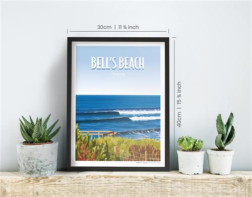 Awesome Maps Dream Spot Bells Beach - Maps & posters