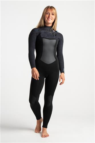 C-Skins Rewired 3/2 Womens Gbs Chest Zip Steamer - Fullsuit / Front-zip
