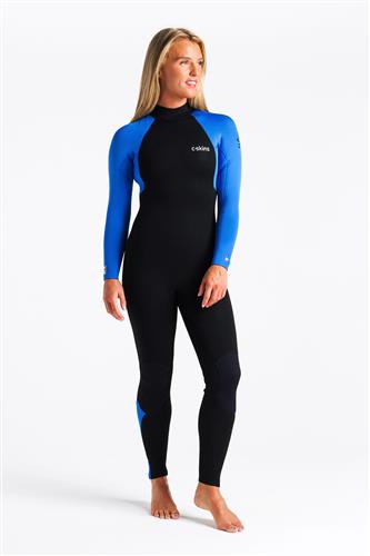 C-Skins Surflite 4/3 Womens Gbs Back Zip Steamer - Fullsuit / Back-zip