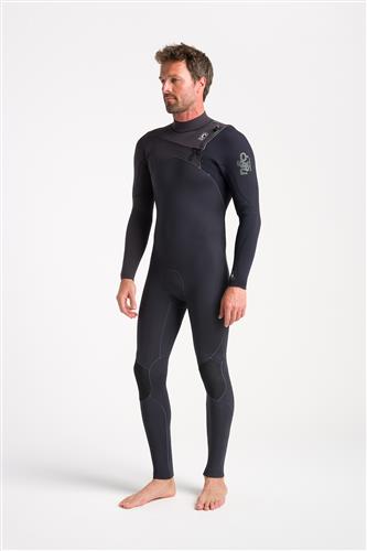 C-Skins Session 4/3 Mens Gbs Chest Zip Steamer - Fullsuit / Front-zip