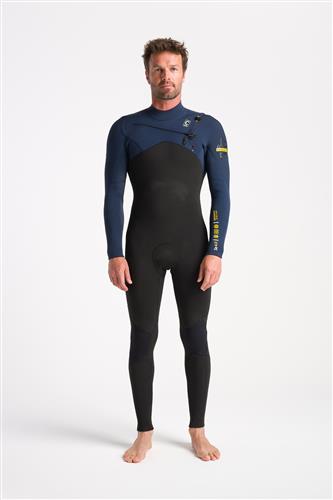 C-Skins Nuwave Session 4/3 Mens Gbs C/Zip Steamer - Fullsuit / Front-zip