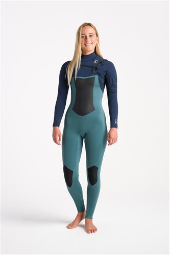 C-Skins Rewired 3/2 Womens Gbs Chest Zip Steamer - Fullsuit / Front-zip