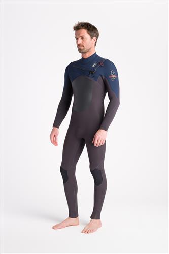C-Skins Nuwave Rewired 5/4 Mens Chest Zip Steamer - Fullsuit / Front-zip