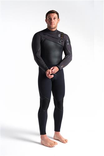 C-Skins Wired 5/4 Mens Lqs Chest Zip Steamer - Fullsuit / Front-zip