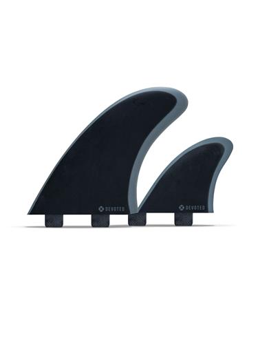 Devoted Csf Dual Tab Twin+1 Fibreglass Fin Set - FCS/2+1