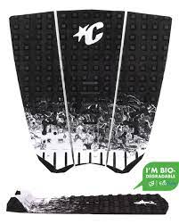 Creatures of Leisure Mick Fanning Loc Lite Ecopure: Black Fade White - Tail Pads