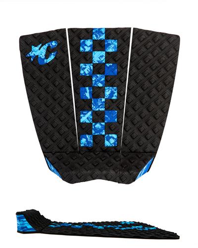 Creatures of Leisure Grom Jack Freestone Lite: Black Cyan Royal Swirl Chex - Tail Pads