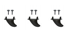 Vision Flare Soft Surfboard Fin Set With Screw - Soft Surfboard Fins