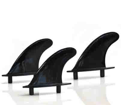 Vision Takeoff Surfboard Fin Set ( 3 Fins + Screws) - Soft Surfboard Fins