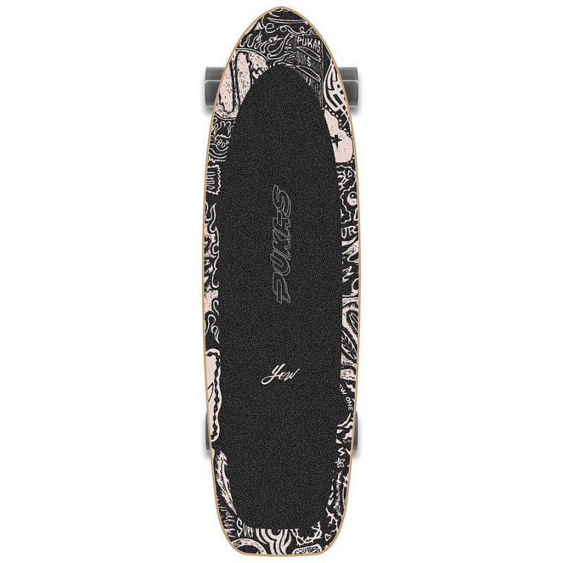 YOW X Pukas Dark 34" Surfskate Complete - Surfskate Completes