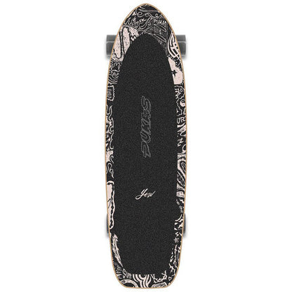 YOW X Pukas Dark 34" Surfskate Complete - Surfskate Completes