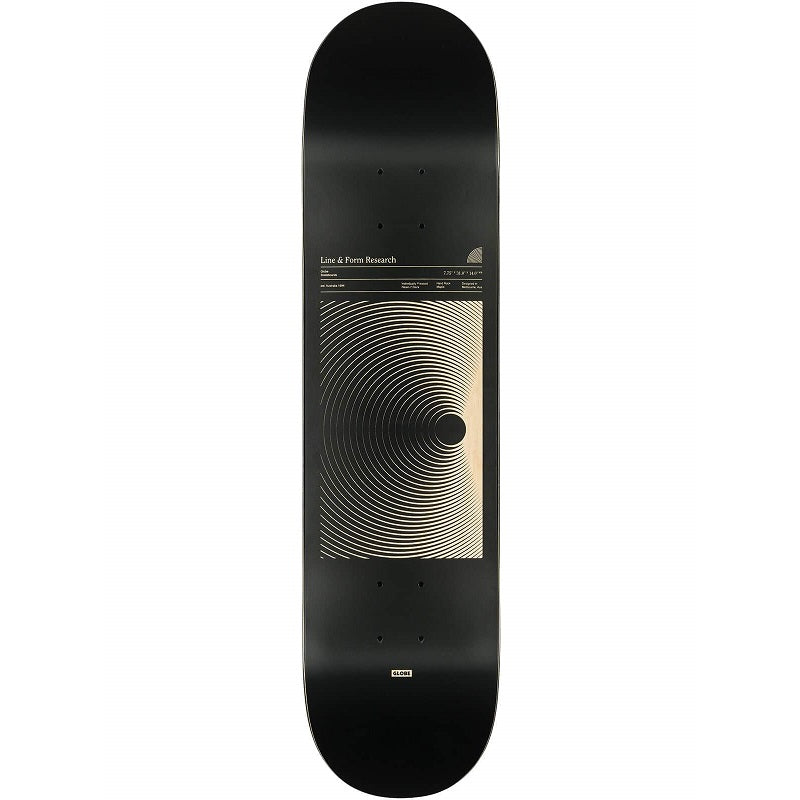 Globe G1 Lineform Deck 7.75 - Black #10025410-BLK - Skateboard Deck only - Decks