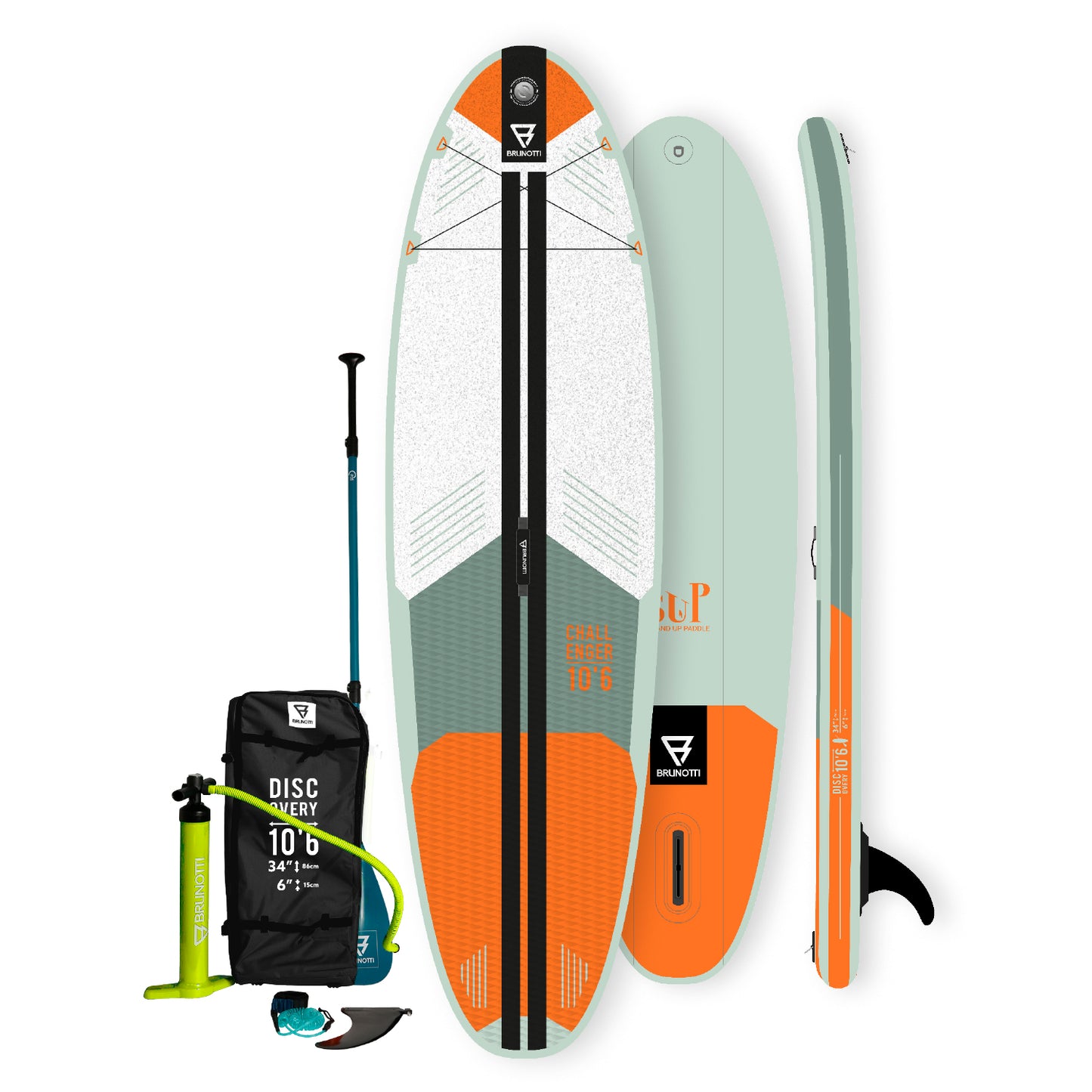 Brunotti Challenger 10'6" iSUP Package | 21 - SUP Packages