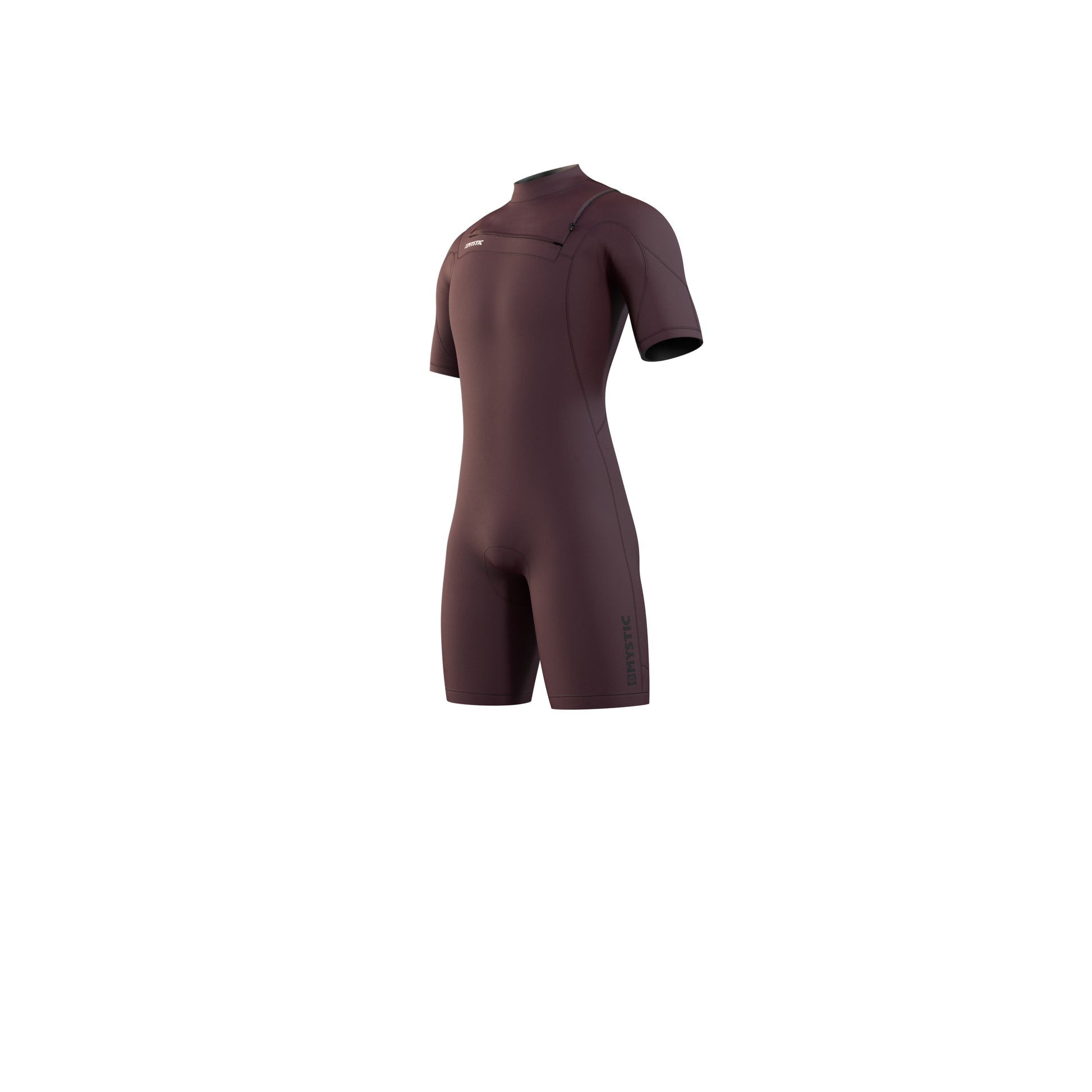 Mystic Marshall Shorty 3/2mm Fzip Merlot - Short Arm / Front-zip