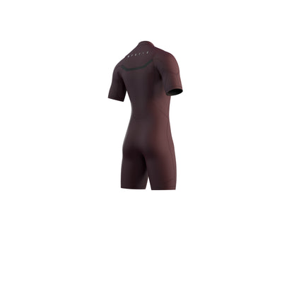 Mystic Marshall Shorty 3/2mm Fzip Merlot - Short Arm / Front-zip