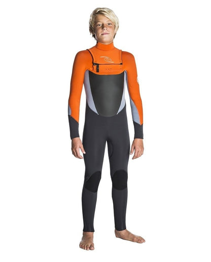 Rip Curl Junior Dawn Patrol 5/3 C/Z St Fullsuit Junior Wsm7Gb - Used (1X) - Fullsuit / Front-zip
