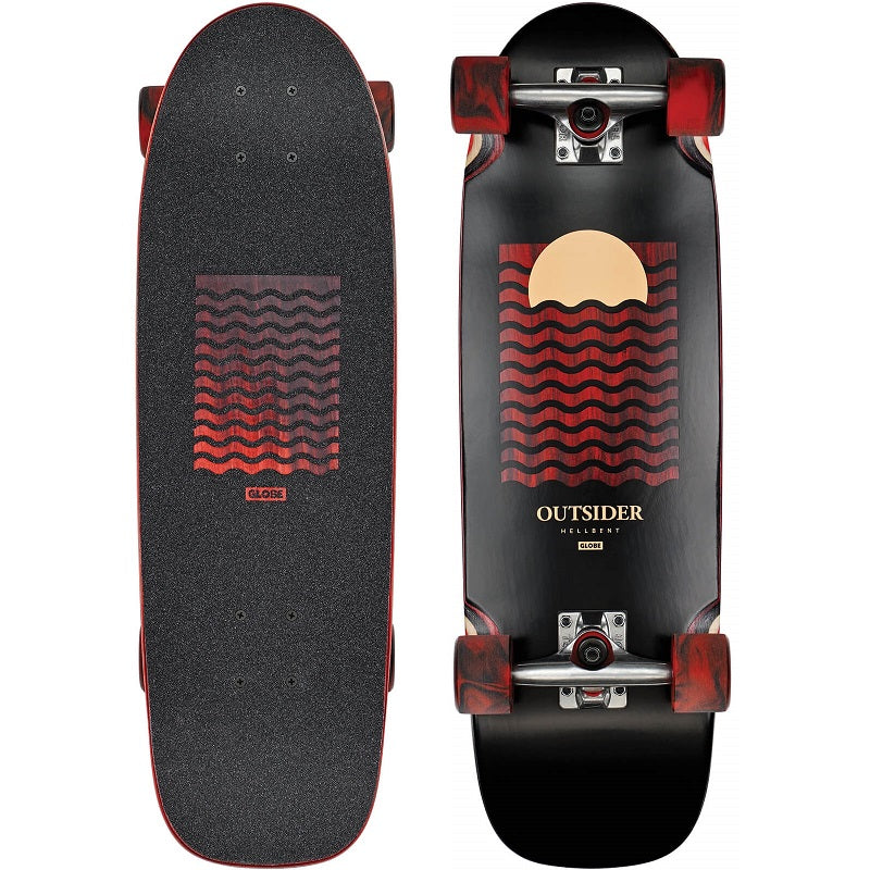 Globe Outsider 27" - Hellbent/Red #10525320-HELLRED - complete cruiser - Cruisers