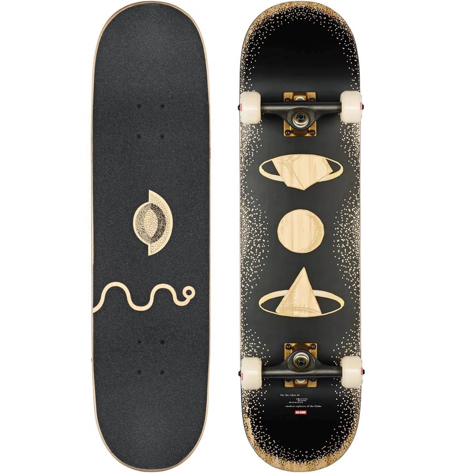 Globe G3 Black Holes - 8.0" Bamboo/Black #10525431-BAMBLK Complete Skateboard - Skateboards
