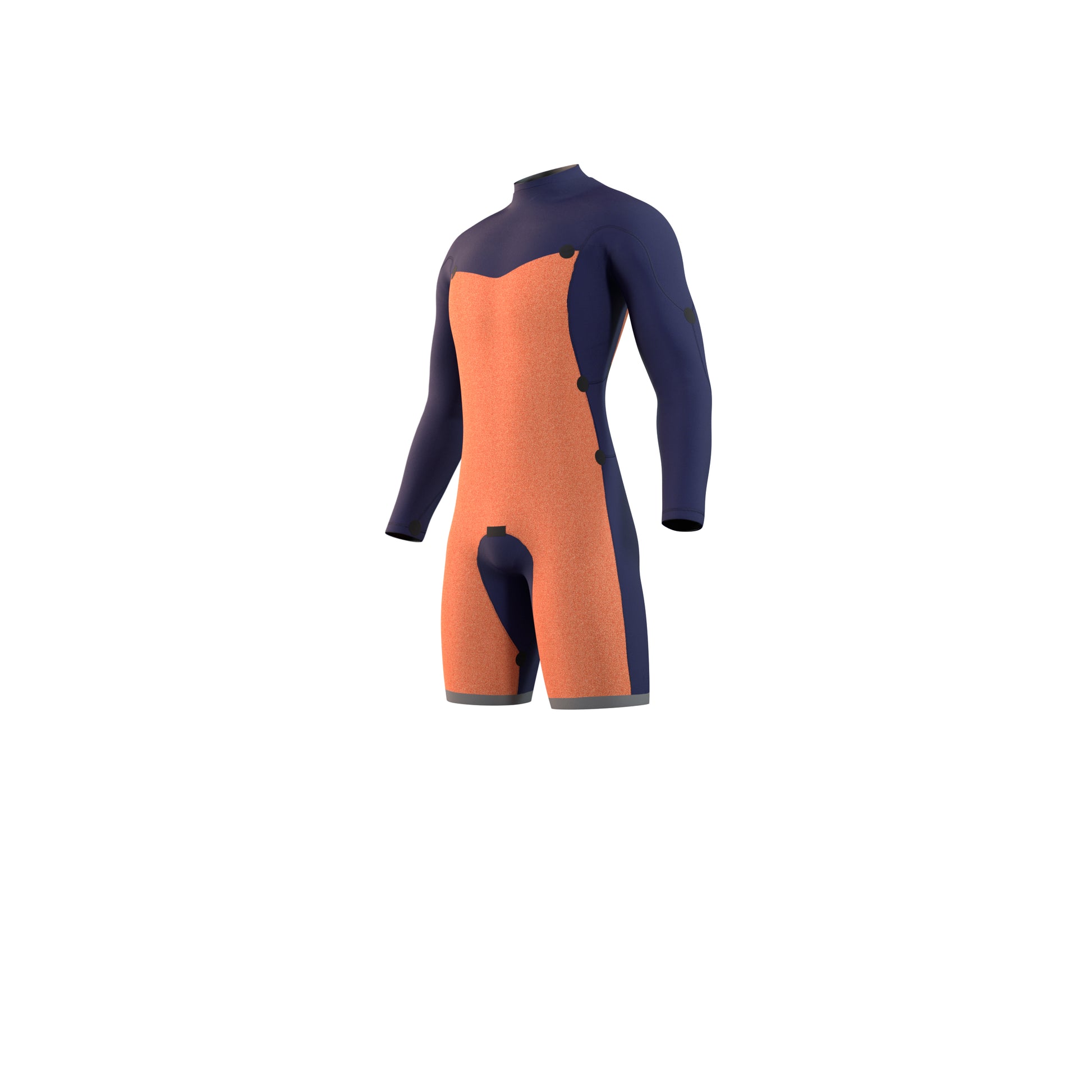 Mystic Star Longarm Shorty 3/2mm Double Fzip - Long Arm / Front-zip