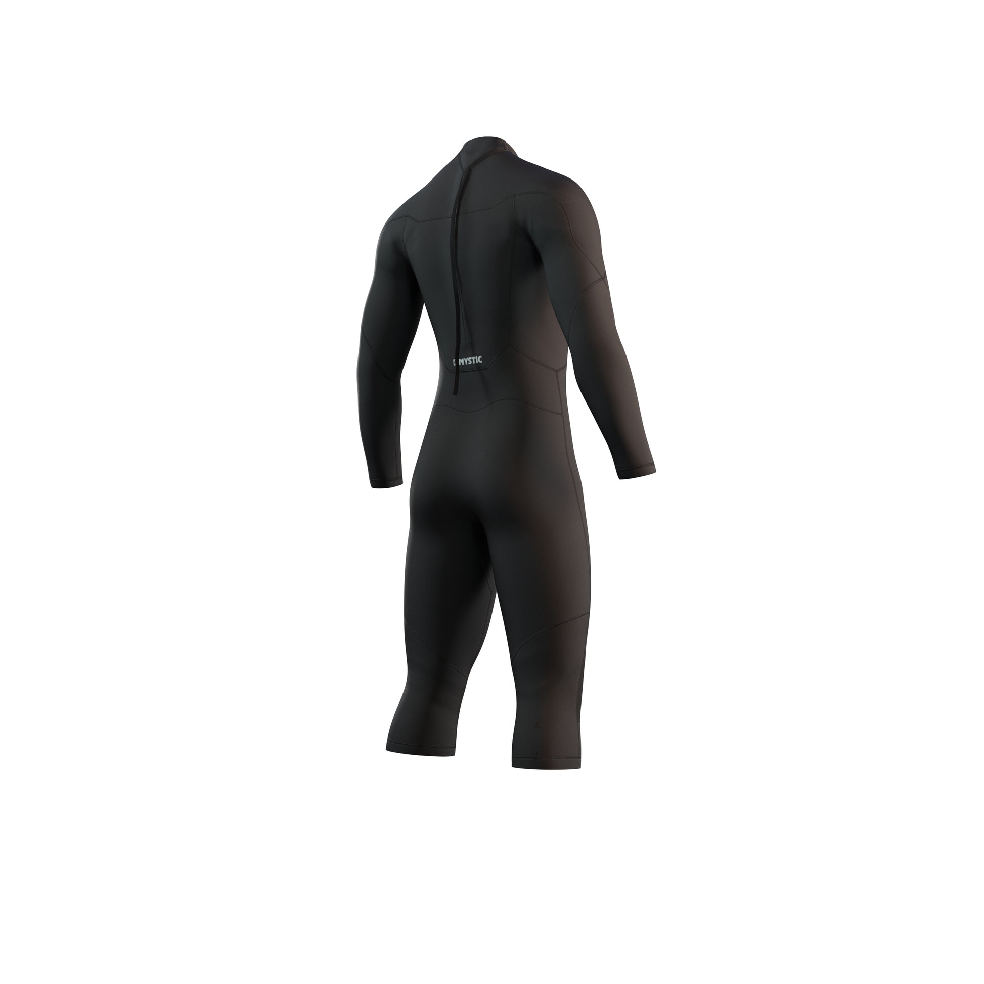 Mystic Brand Longarm Shortleg 3/2mm Bzip Flatlock - Long Arm / Back-zip