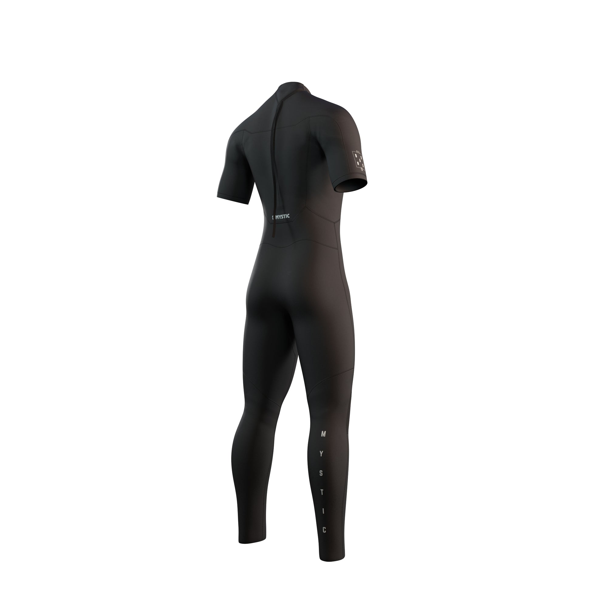 Mystic Brand Shortarm 3/2mm Bzip Flatlock - Shortarm  / Back-zip
