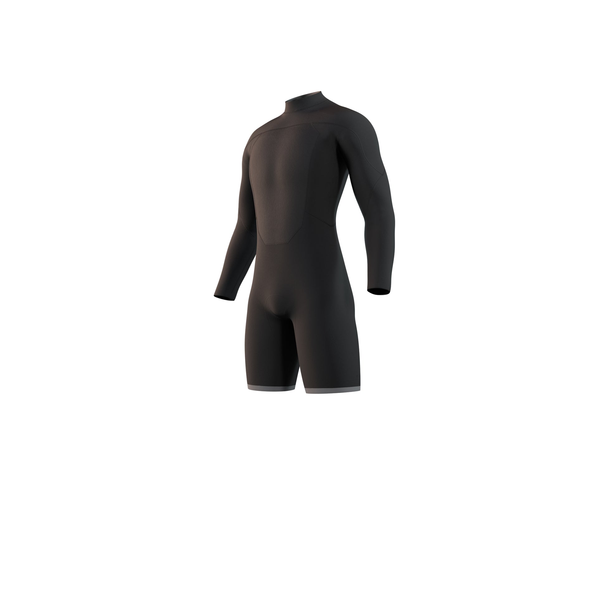 Mystic Brand Longarm Shorty 3/2mm Bzip Flatlock - Long Arm / Back-zip