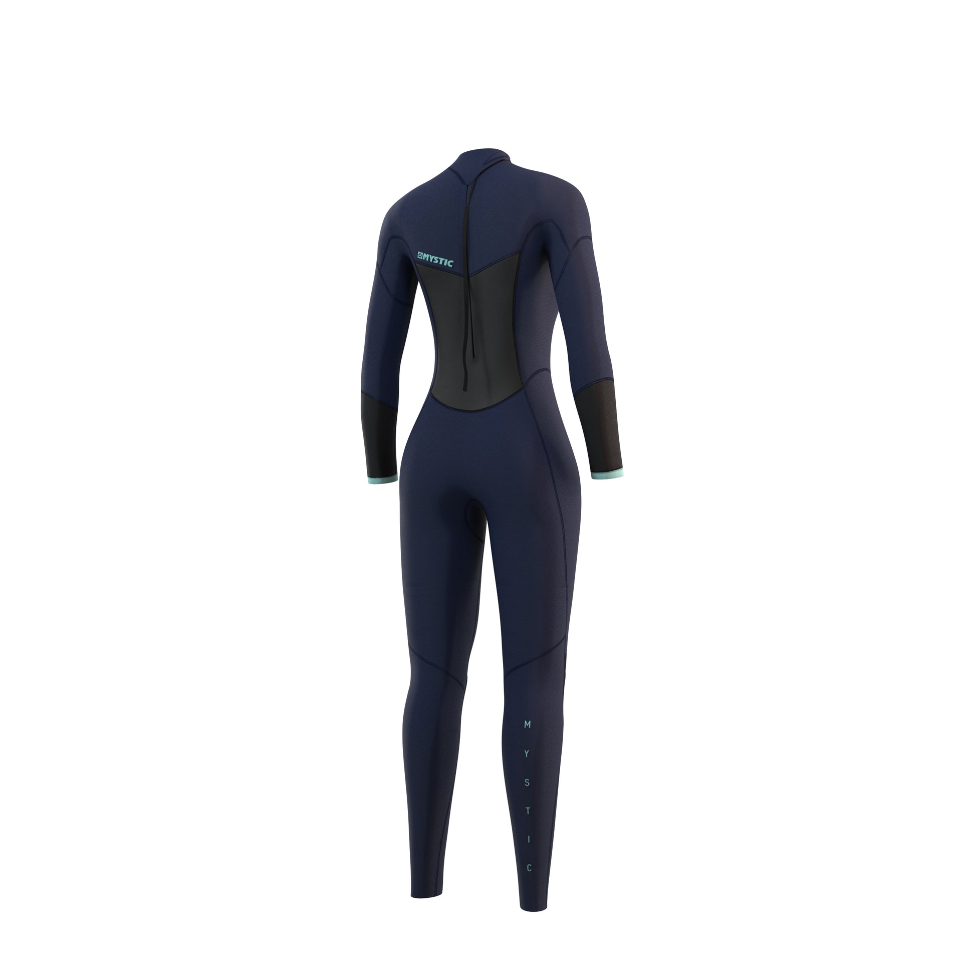 Mystic Brand Fullsuit 3/2mm Bzip Flatlock Women Night Blue - Fullsuit / Back-zip