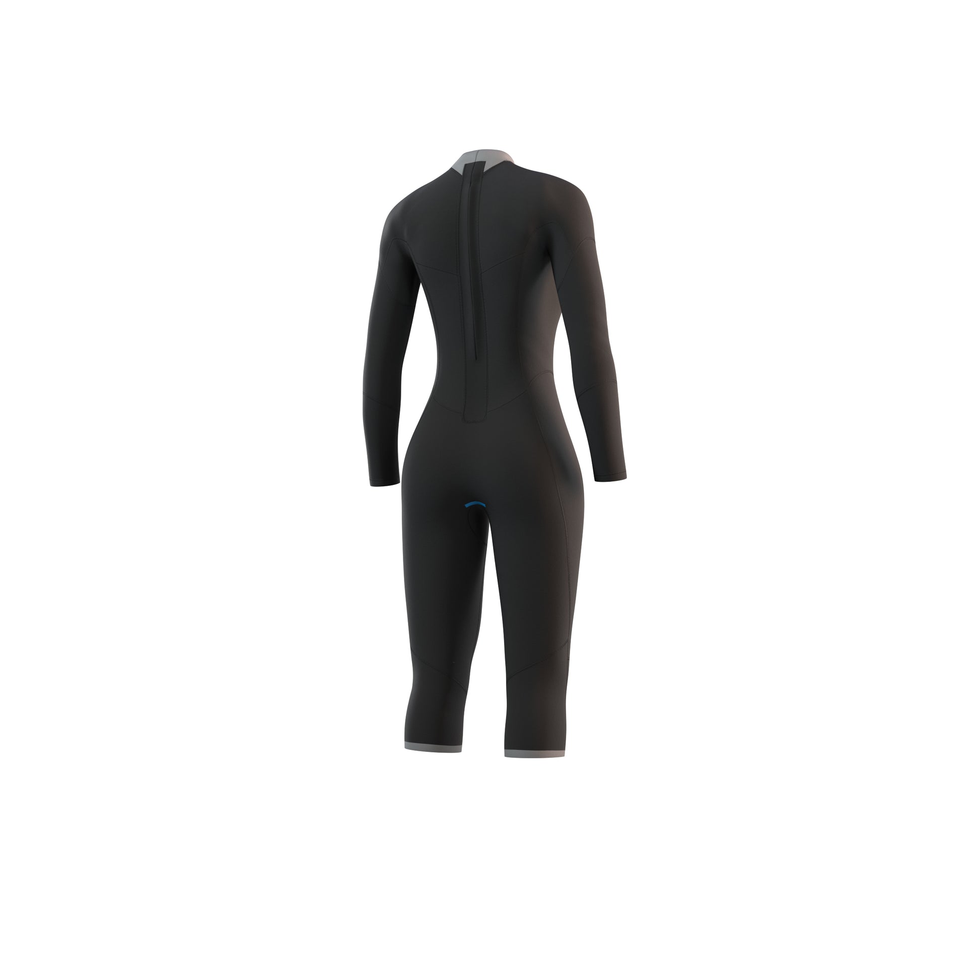 Mystic Brand Longarm Shortleg 3/2mm Bzip Flatlock Women Night Blue - Long Arm / Back-zip