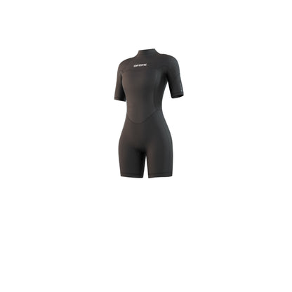 Mystic Brand Shorty 3/2mm Bzip Flatlock Women - Short Arm / Back-zip
