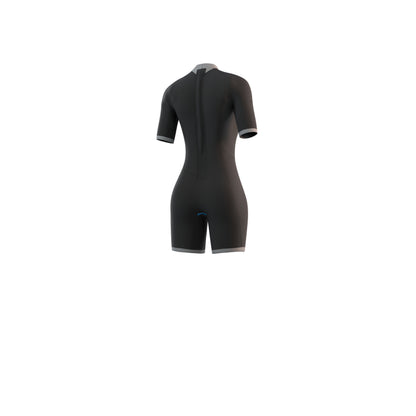 Mystic Brand Shorty 3/2mm Bzip Flatlock Women - Short Arm / Back-zip