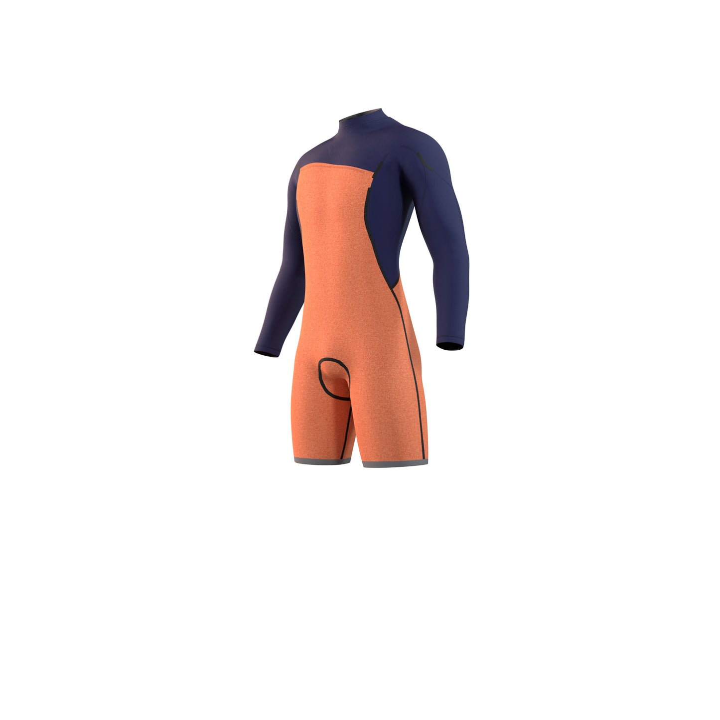 Mystic Marshall Longarm Shorty 3/2mm Fzip Merlot - Long Arm / Front-zip