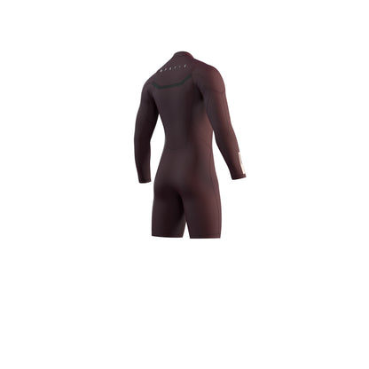 Mystic Marshall Longarm Shorty 3/2mm Fzip Merlot - Long Arm / Front-zip