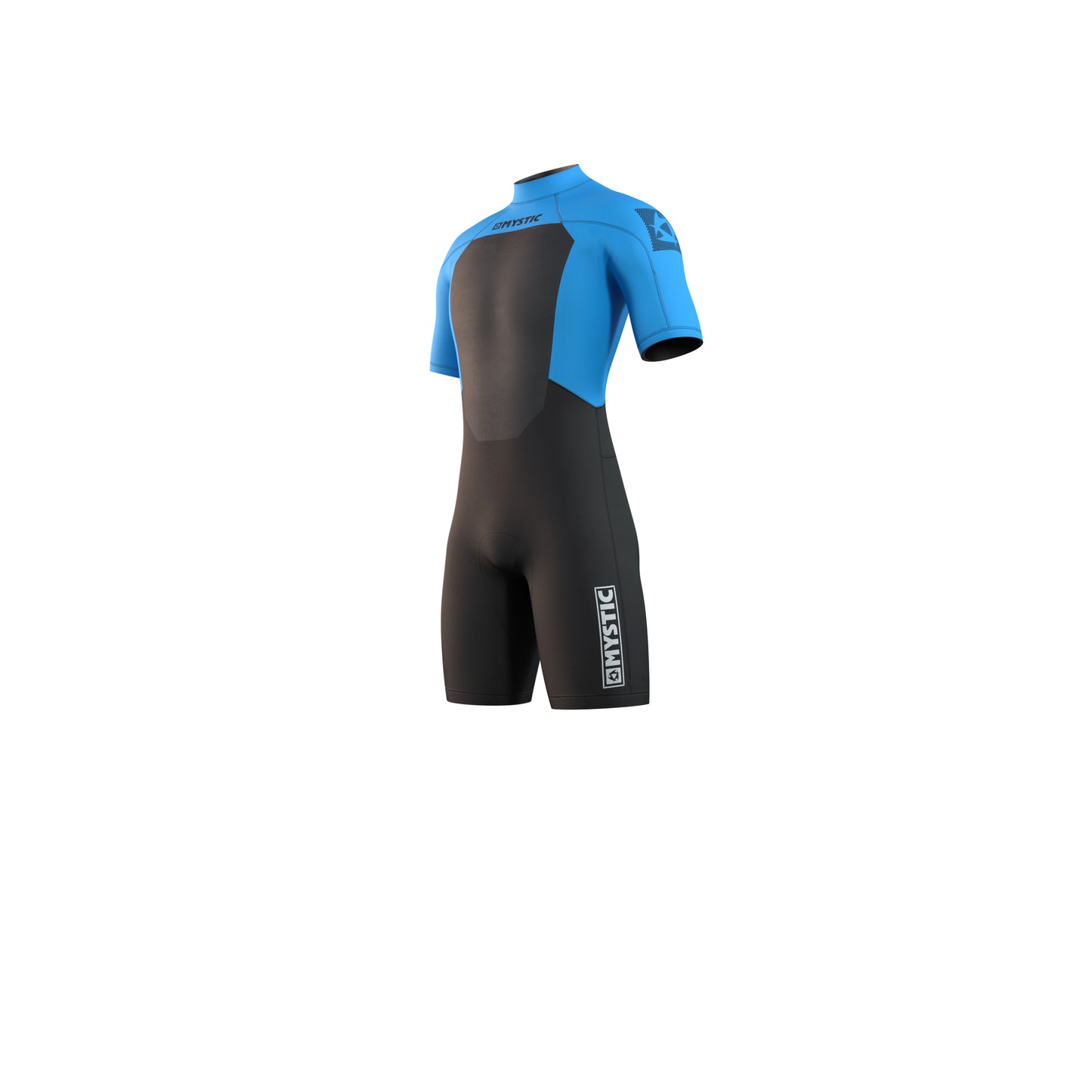 Mystic Brand Shorty 3/2mm Bzip Flatlock - Short Arm / Back-zip
