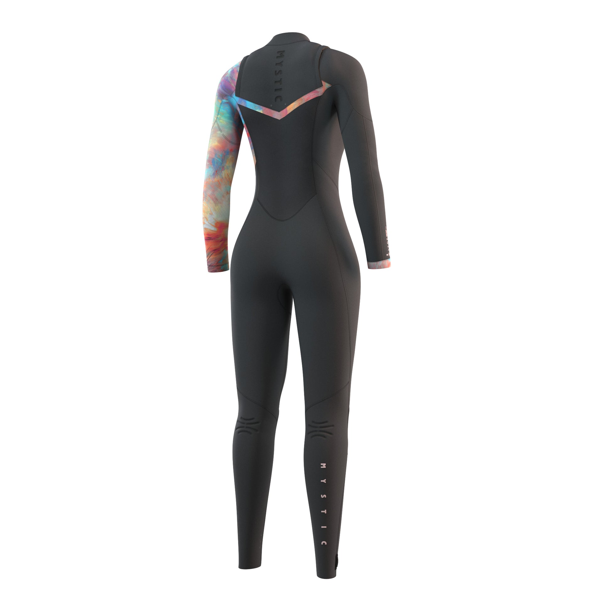 Mystic Jayde Fullsuit 3/2mm Double Fzip Women Dark Grey - Fullsuit / Double Front-zip