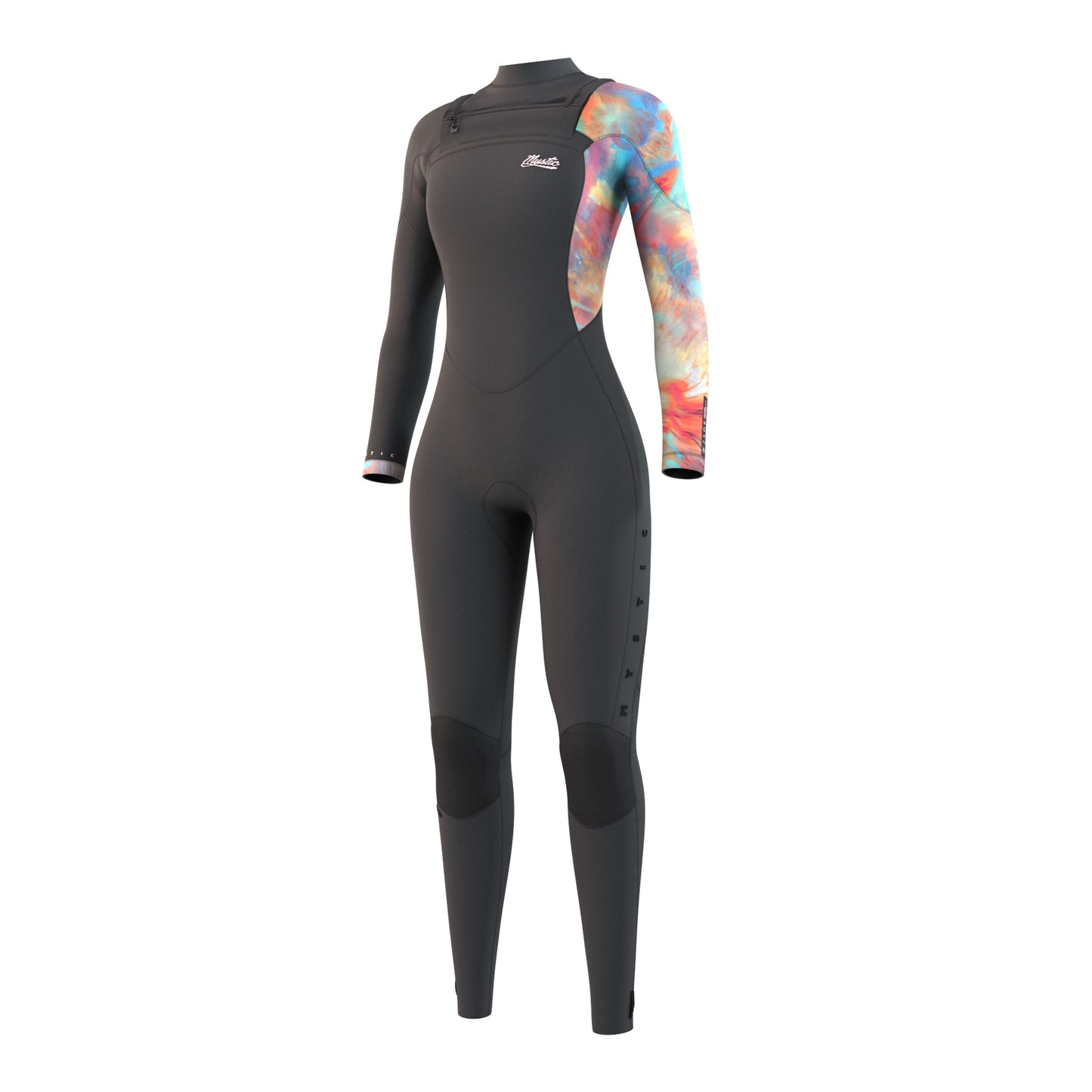 Mystic Jayde Fullsuit 3/2mm Double Fzip Women Dark Grey - Fullsuit / Double Front-zip