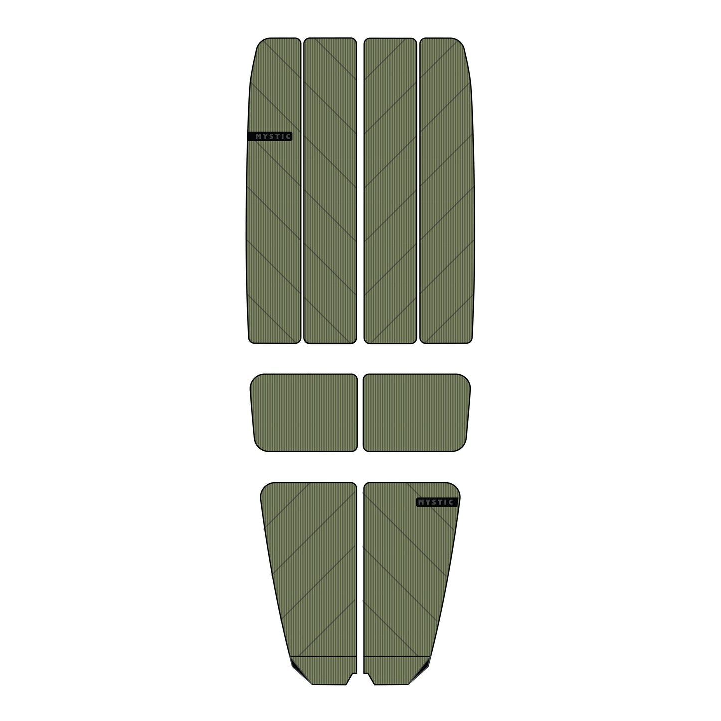 Mystic Ambush Full Deckpad Stubby Shape - Deck Pads