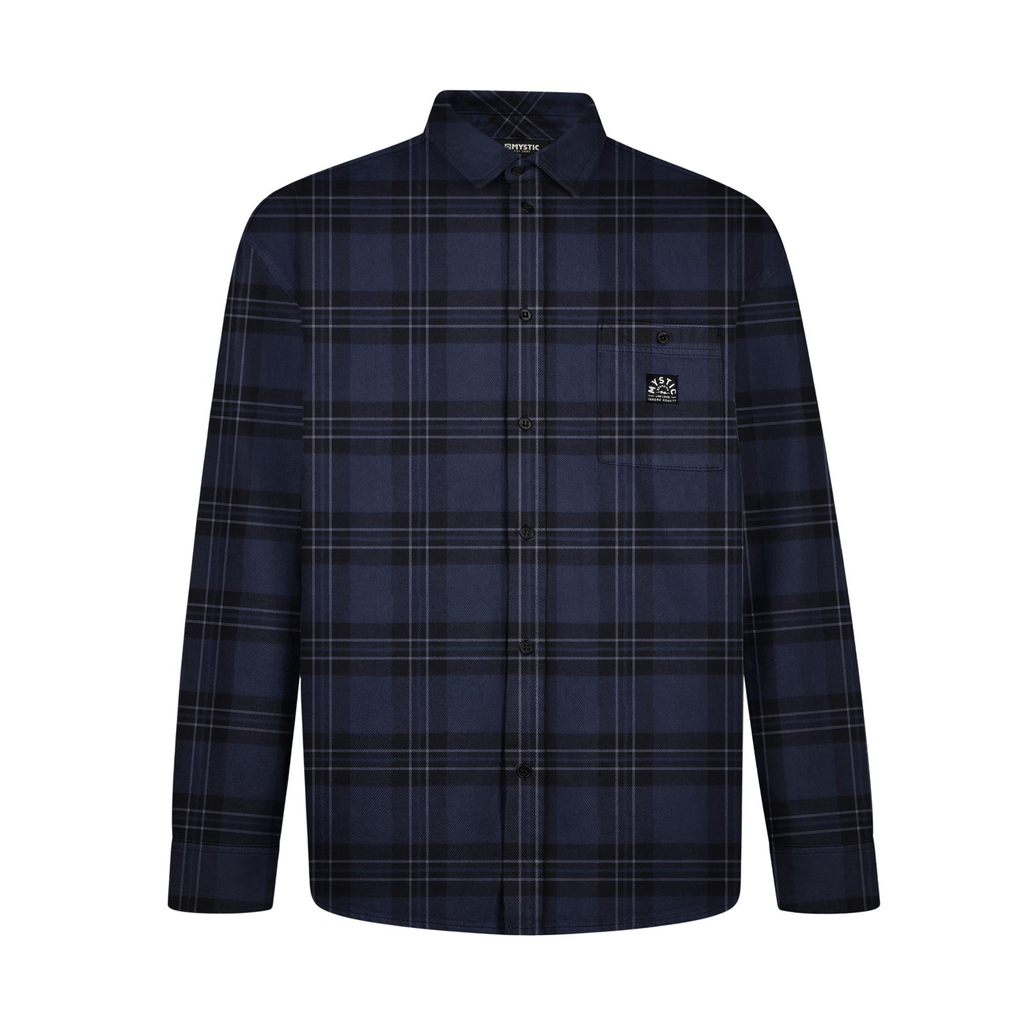 Mystic Golden Hour Shirt Men Night Blue - L/S Shirts