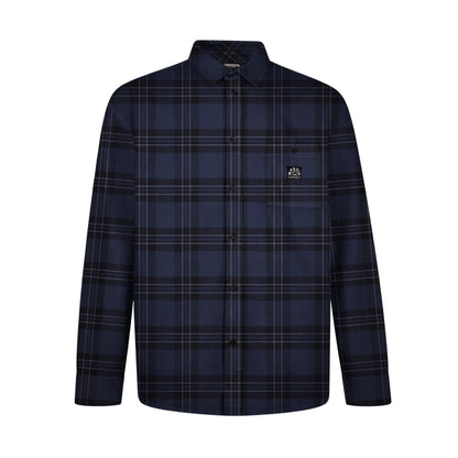 Mystic Golden Hour Shirt Men Night Blue - L/S Shirts