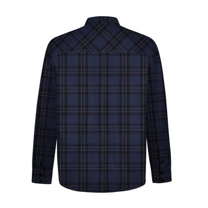 Mystic Golden Hour Shirt Men Night Blue - L/S Shirts