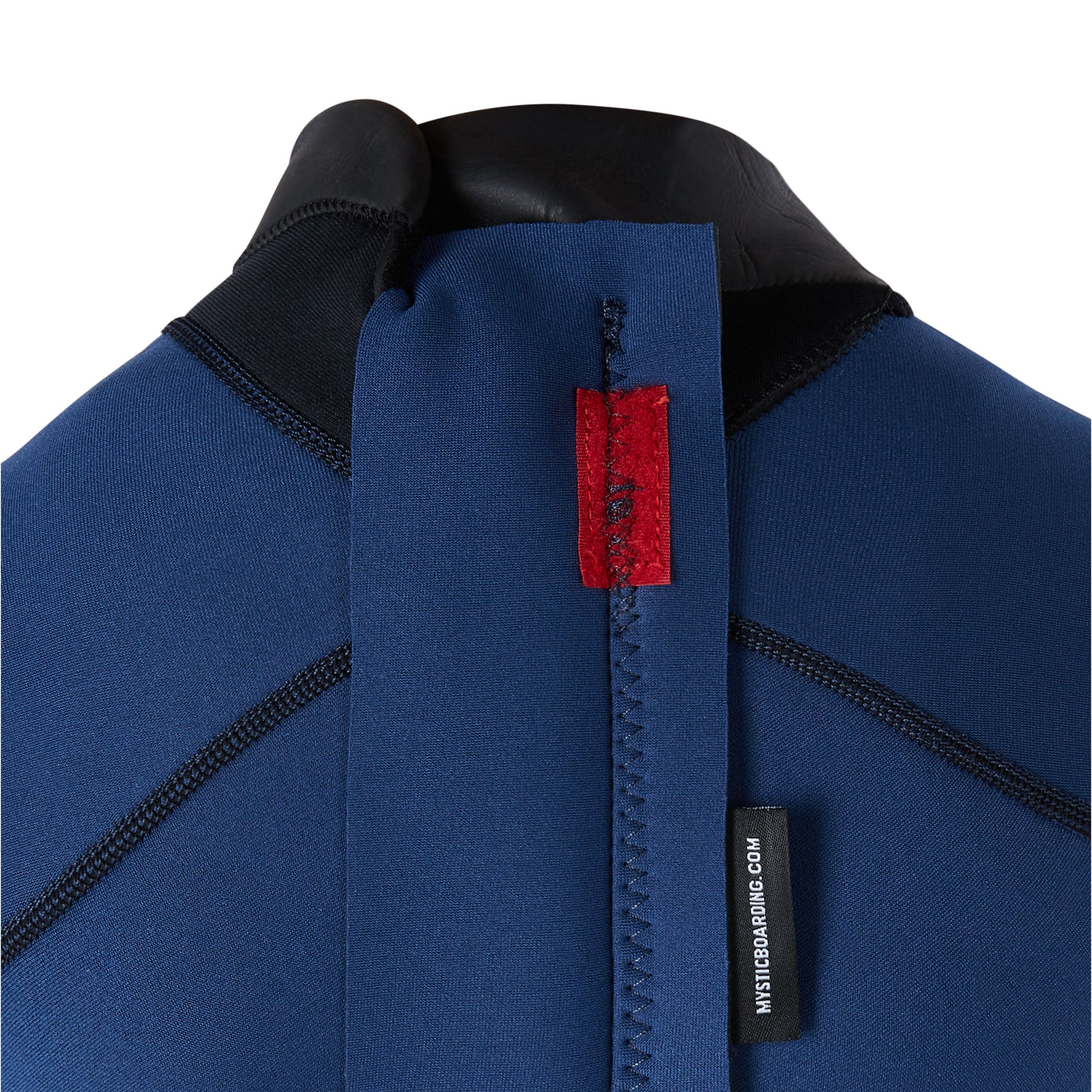 Mystic Star Shorty 3/2mm Bzip Flatlock Junior Night Blue - Short Arm / Back-zip