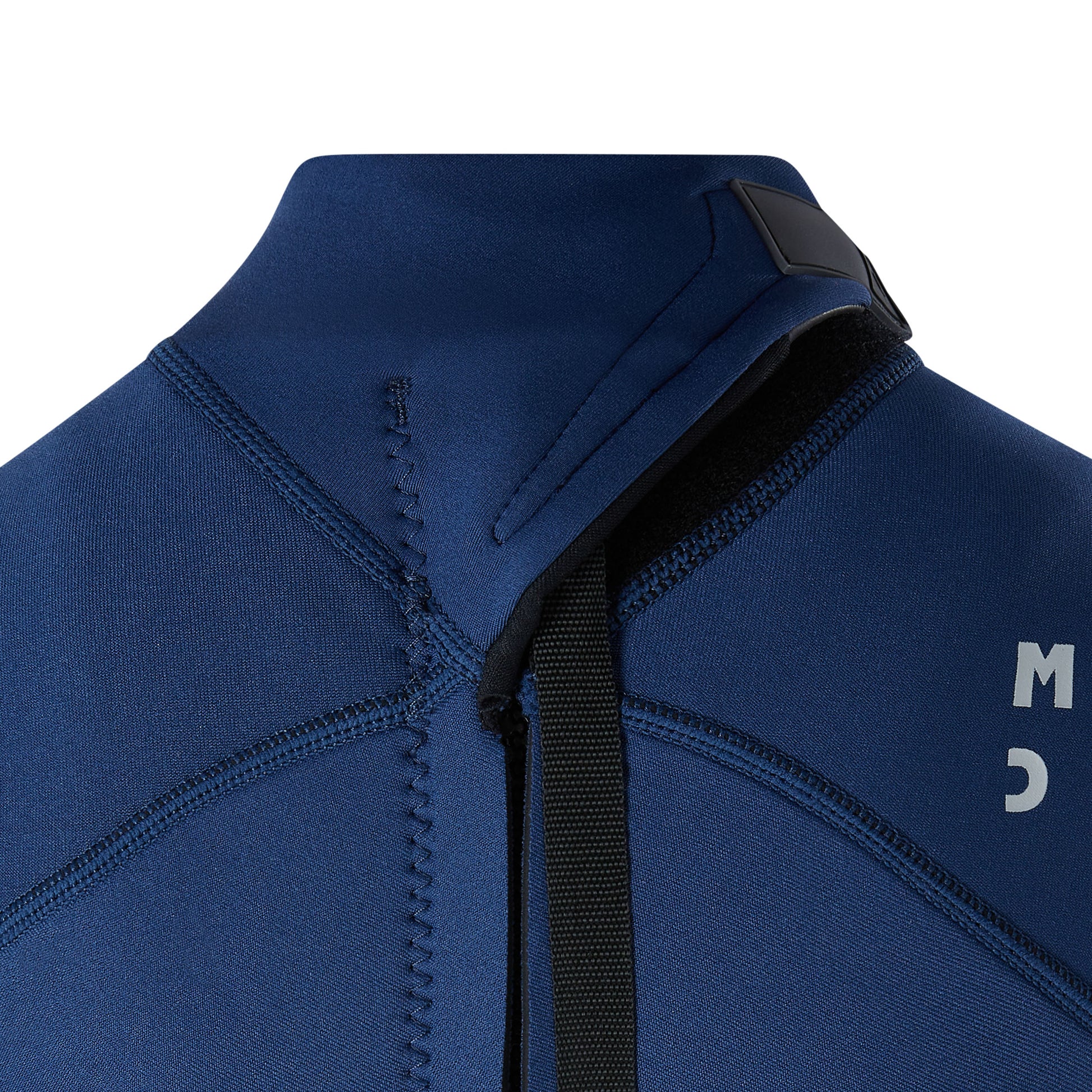 Mystic Star Shorty 3/2mm Bzip Flatlock Junior Night Blue - Short Arm / Back-zip