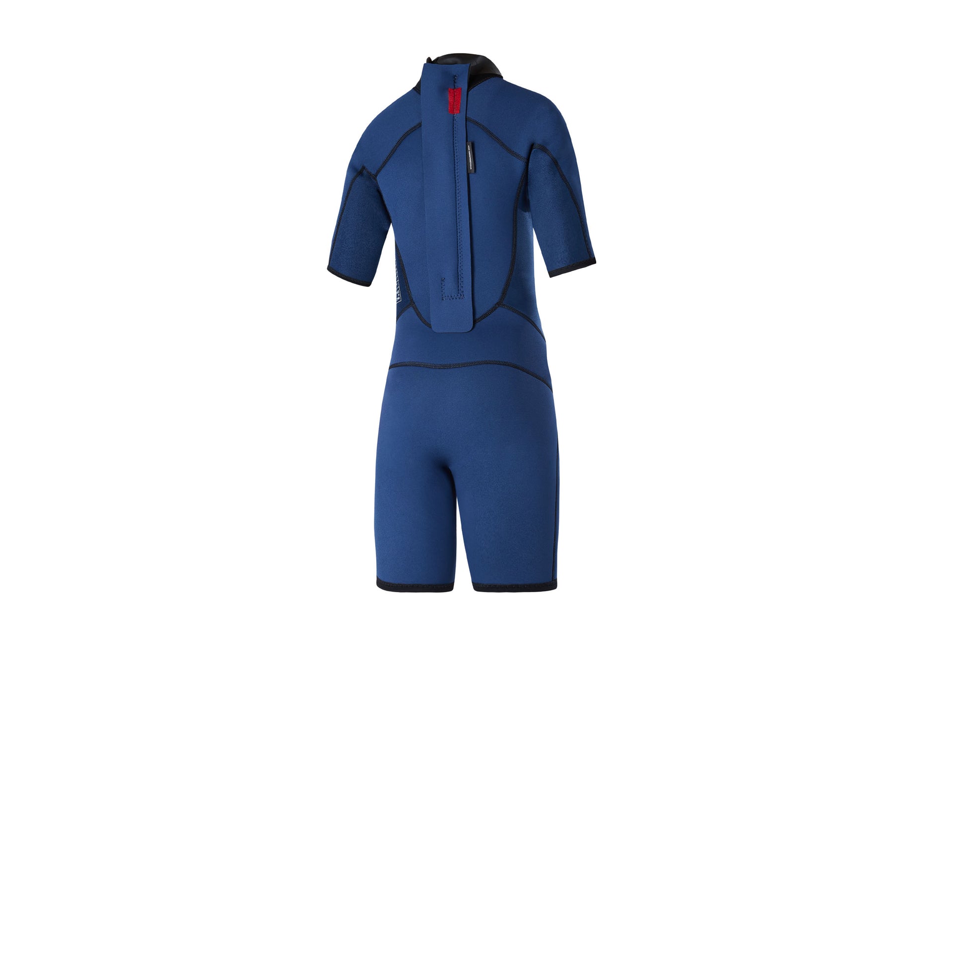 Mystic Star Shorty 3/2mm Bzip Flatlock Junior Night Blue - Short Arm / Back-zip