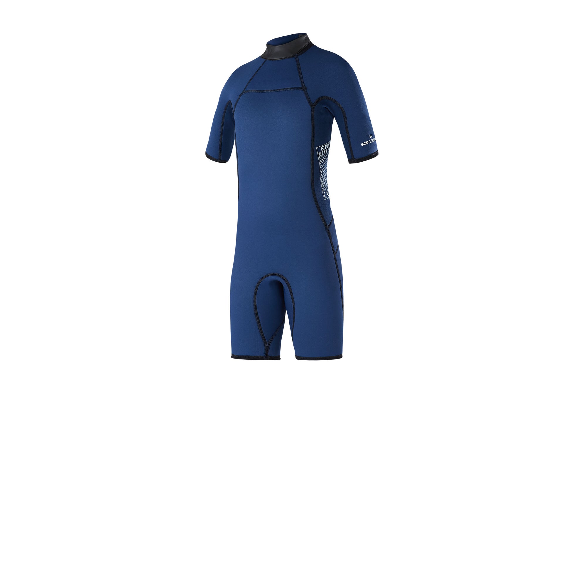 Mystic Star Shorty 3/2mm Bzip Flatlock Kids - Short Arm / Back-zip
