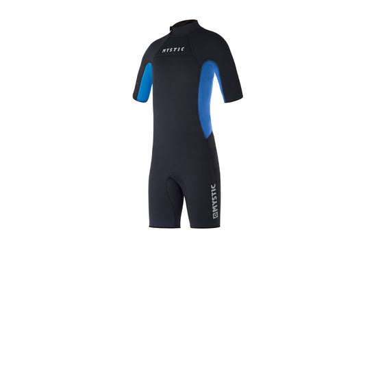 Mystic Star Shorty 3/2mm Bzip Flatlock Kids - Short Arm / Back-zip