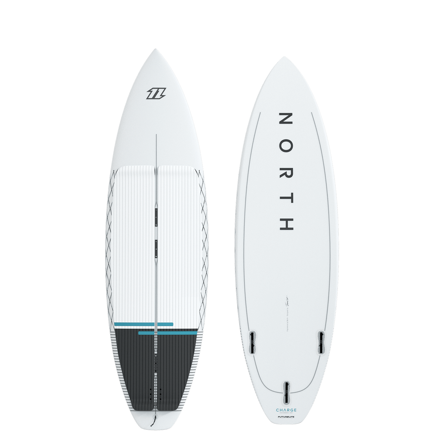 North Charge Surfboard White (no fins) | 22 - Waveboards