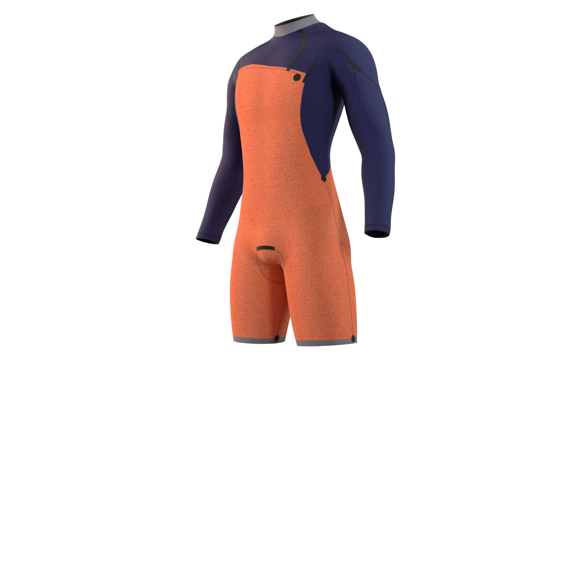 Mystic Marshall Longarm Shorty 3/2mm Fzip - Long Arm / Front-zip