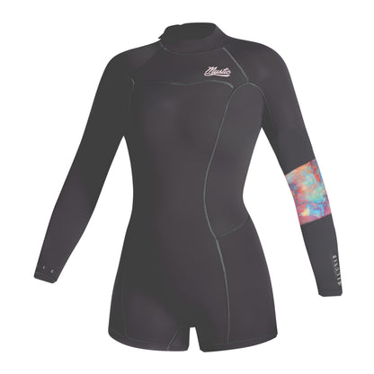 Mystic 23 Lunar Longarm Shorty 2/2mm Bzip Women | 22 - Long Arm / Back-zip