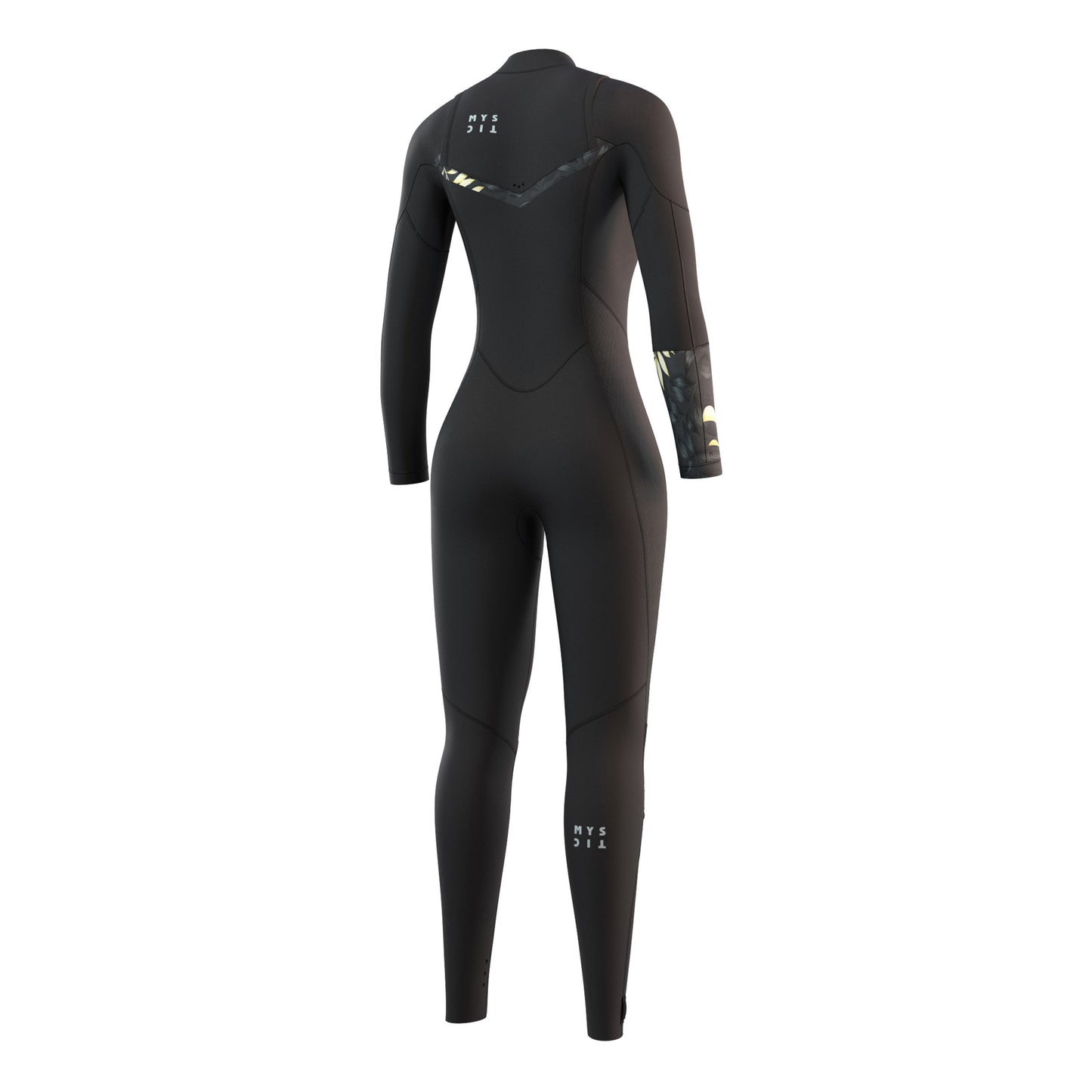 Mystic Dazzled Fullsuit 5/3mm Double Fzip Women - Black - Fullsuit / Double Front-zip