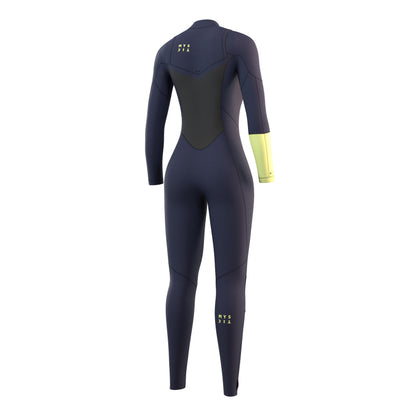 Mystic Dazzled Fullsuit 3/2mm Double Fzip Women Night Blue - Fullsuit / Double Front-zip