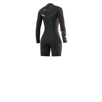 Mystic Dazzled Longarm Shorty 3/2mm Double Fzip Women - Spring Wetsuits